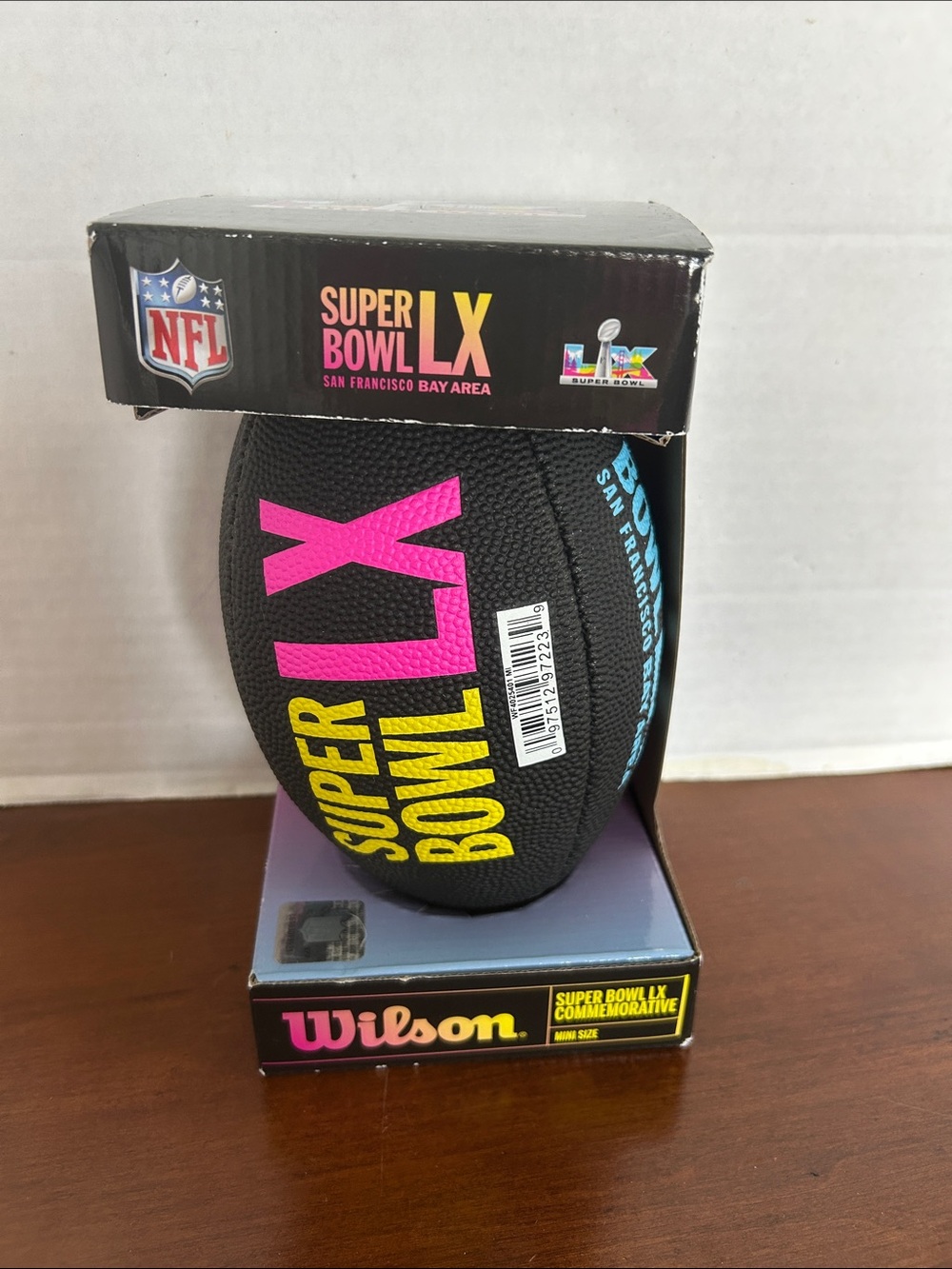 NFL X WILSON Commemorative Super Bowl LX Mini Size Football
